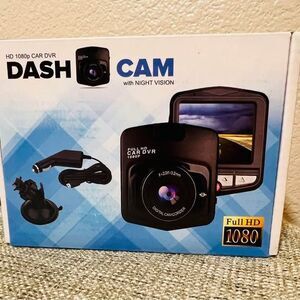 SOLD—Full HD 1080p Dash Cam with Night Vision — New in Box